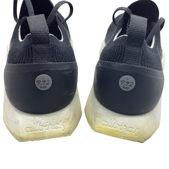 Allbirds Mens Running Shoes 10.5 Black‎ White Eco-Friendly Lightweight Comfort